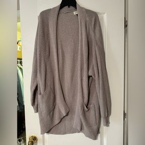 Universal Thread Cardigan, Size: Large, Color: Gray